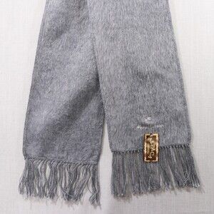 Peruvian Alpaca Wool Scarf Unisex 66x9 Soft Artisan Quiet Luxury New